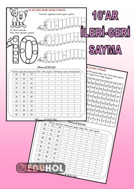 10'AR, İLERİ VE GERİ  RİTMİK SAYMA