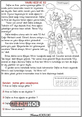 112 ACİL ÇAĞRI MERKEZİ-Okuma-Anlama