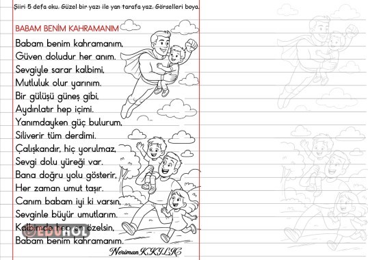 BABALAR GÜNÜ-Şiir Okuma-Yazma-2
