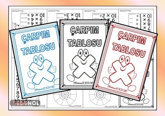 ÇARPIM TABLOSU- MİNİK KİTAPÇIK