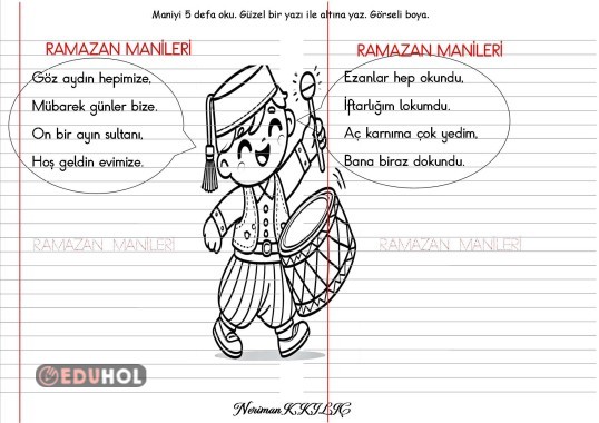 RAMAZAN MANİLERİ-3