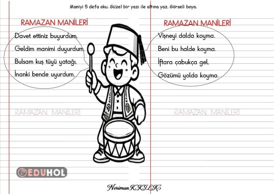 RAMAZAN MANİLERİ-4