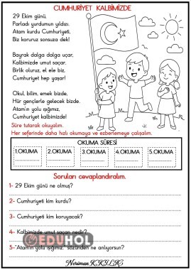 CUMHURİYET Şiiri- (Süreli) Okuma-Anlama