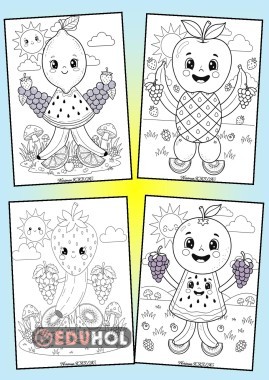 MEYVE ÇOCUKLAR-Boyama