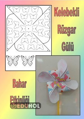 RÜZGAR GÜLÜ-KELEBEKLİ