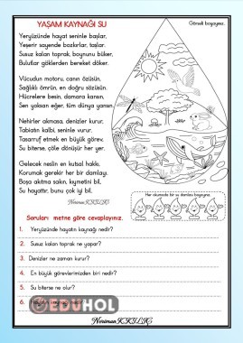 SUYUN ÖNEMİ-Okuma-Anlama-2