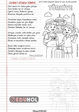 TURİZM HAFTASI-Şiir Okuma-Yazma-1