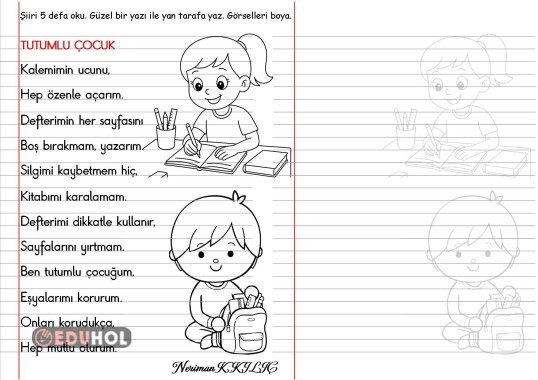 TUTUM HAFTASI-Şiir Okuma-Yazma-3