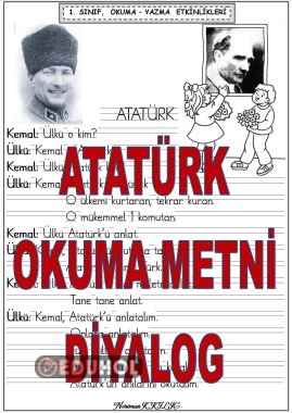 Ü, ATATÜRK Metni Okuma-Diyalog