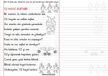 112 ACİL ÇAĞRI MERKEZİ-Şiir Okuma-Yazma-1