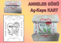 ANNELER GÜNÜ- Aç-Kapa KART