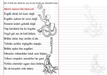 Engelliler Günü-Şiir Okuma-Yazma-2