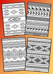 HAYATIMIZDAKİ SANAT-KİLİM DESENİ BOYAMA-2
