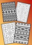 HAYATIMIZDAKİ SANAT-KİLİM DESENİ BOYAMA-3