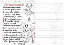 HAYATIMIZDAKİ SANAT-Şiir Okuma-Yazma-2