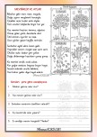 MEVSİMLER ve AYLAR-Okuma-Anlama Etkinliği-1
