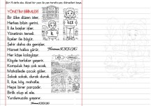 YÖNETİM BİRİMLERİ-Şiir Okuma-Yazma-1