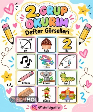 2. GRUP - OKURIM DEFTER GÖRSELLERİ