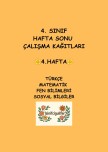 4. SINIF 4. HAFTA SOSYAL BİLGİLER HAFTA SONU ÇALIŞMA SAYFASI