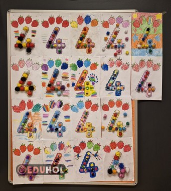 4 rakamını ögreniyoruz