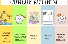 Yarıyıl tatili günlük rutin