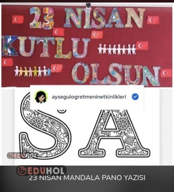 23 Nisan Mandala Pano Yazısı