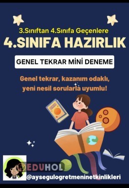 4.Sınıfa Hazırlık Mini Deneme