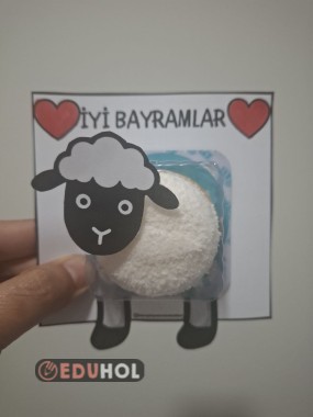 Kurban Bayramı Koyun Şablon