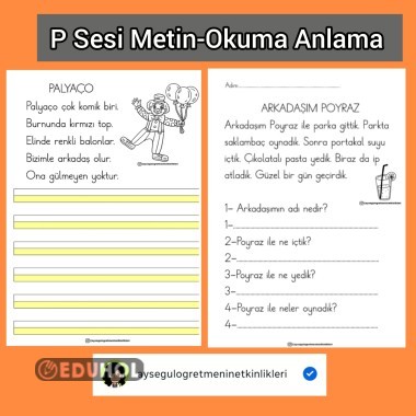 P Sesi Metin-Okuma Anlama