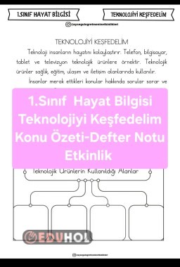 Teknolojiyi Keşfedelim Defter Notu