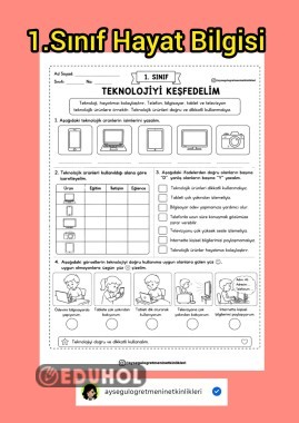 Teknolojiyi Keşfedelim Etkinlik