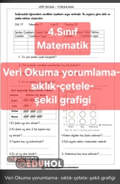 Veri Okuma yorumlama- sıklık-çetele-şekil grafigi