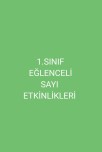 1.Sınıf Matematik Sayı Etkinlikleri