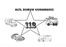 2.Sınıf Hayat Bilgisi Acil Durum Numarası Defter Görseli