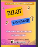 3.Sınıf Bilgi Yarışması