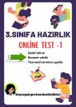 3.Sınıfa Hazırlık Test-1