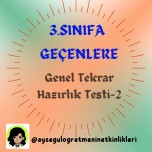 3.Sınıfa Hazırlık Testi-2