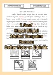 Afetleri Tanıyalım Defter Notu Etkinlik