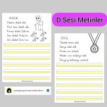D Sesi Metinler