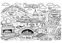 İlimiz Konya Boyama Çalışması