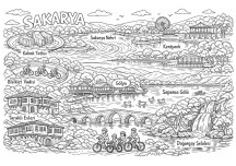 İlimiz Sakarya Boyama Sayfası