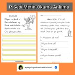 P Sesi Metin-Okuma Anlama