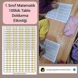 Yüzlük Tablo Doldurma Etkinliği
