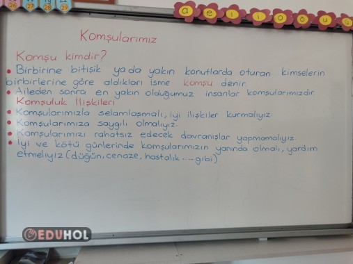 Komşularımız ders notu