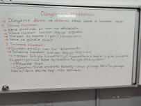 Dünya'mızın Hareketleri ders notu