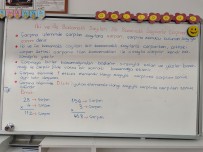 İki ve üç basamaklı sayıları bir basamaklı sayılarla çarpma ders notu