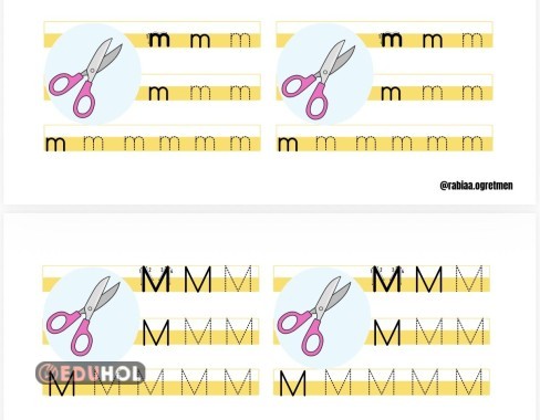 İnteraktif Defter Etkinlikleri- M harfi