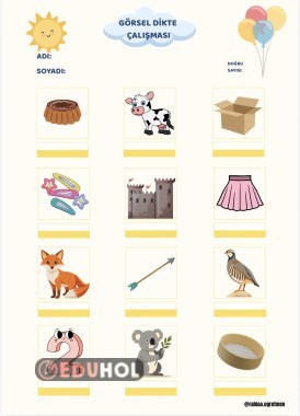 K Sesi Görsel Dikte Çalışması