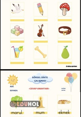 M Sesi Görsel Dikte Çalışması