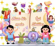 Masal temalı dijital pano